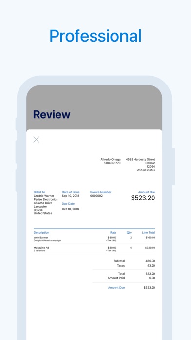 Invoice Creator by FreshBooks screenshot 4