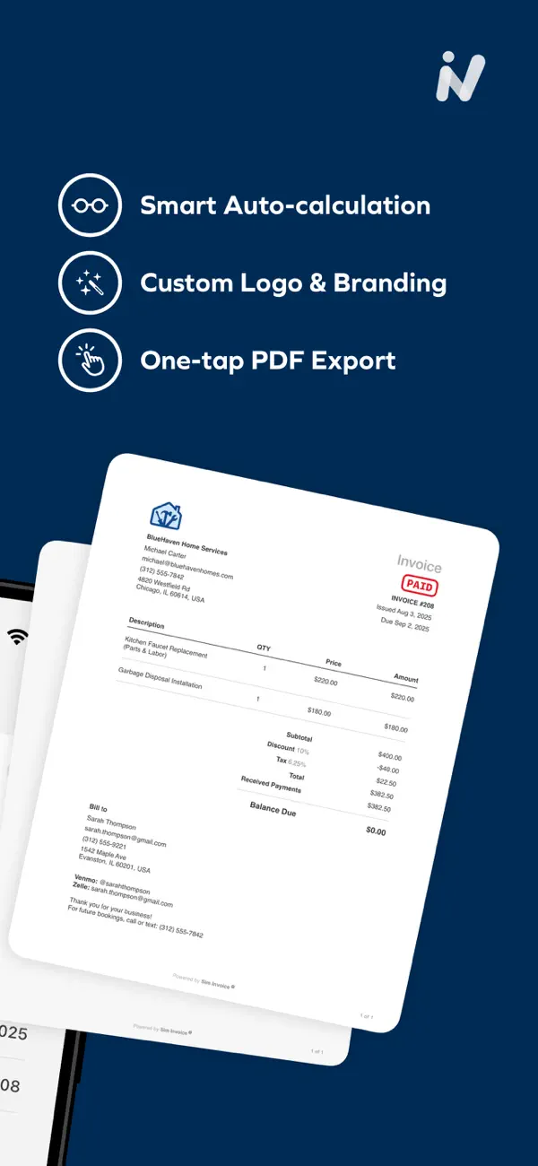 Invoice Generator: Sim Invoice screenshot 5