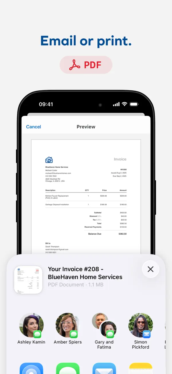 Invoice Generator: Sim Invoice screenshot 2