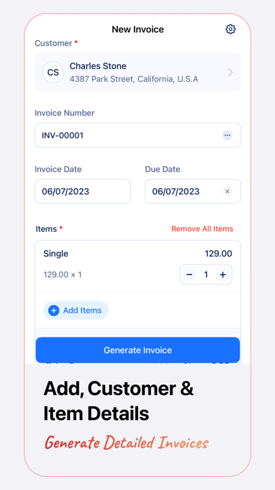 Invoice Generator - Zoho screenshot 4