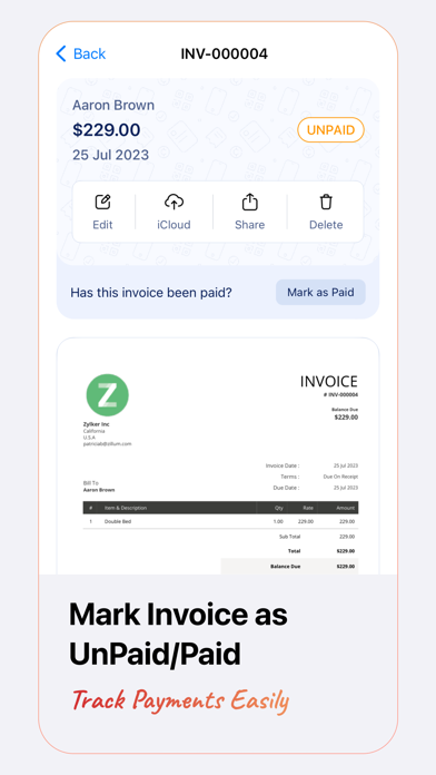 Invoice Generator - Zoho screenshot 3