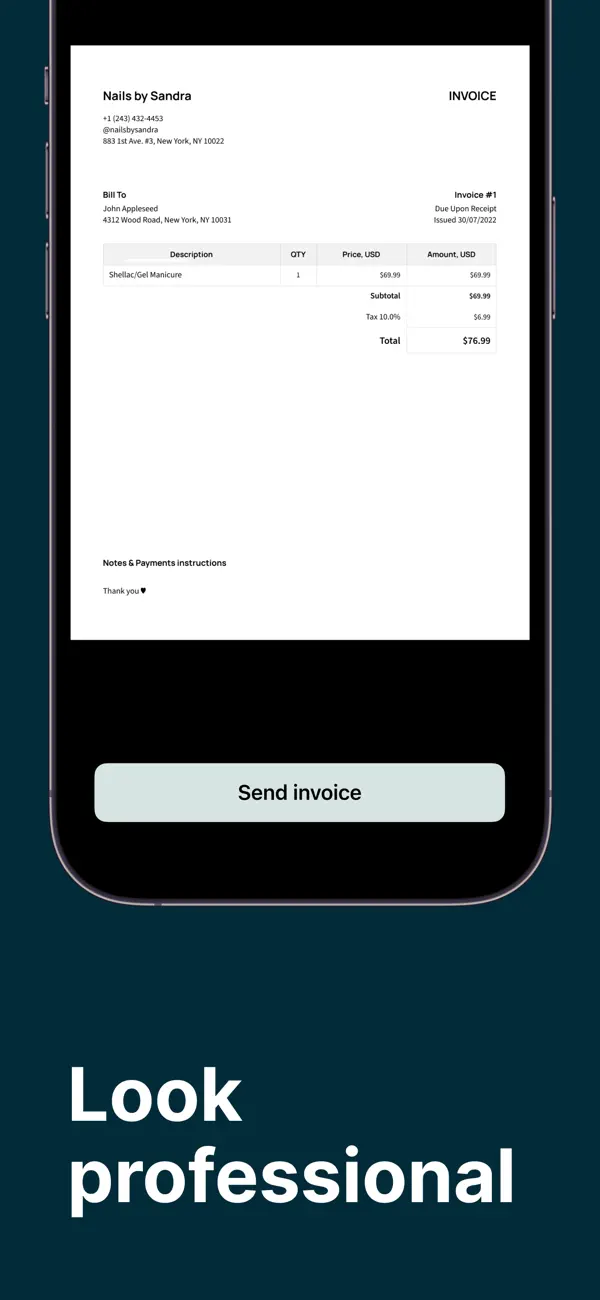 Invoice Maker ▸ Estimate App screenshot 1