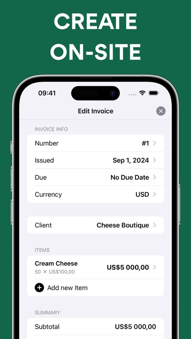 Invoice Maker for Contractors screenshot 2