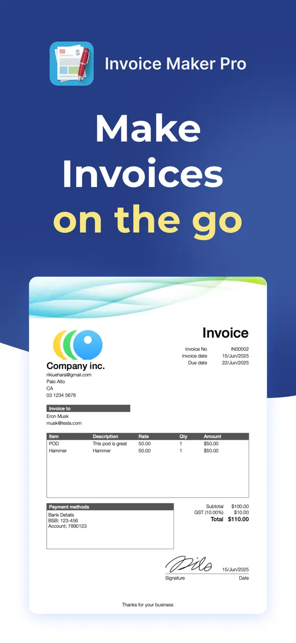 Invoice Maker PRO. screenshot 6