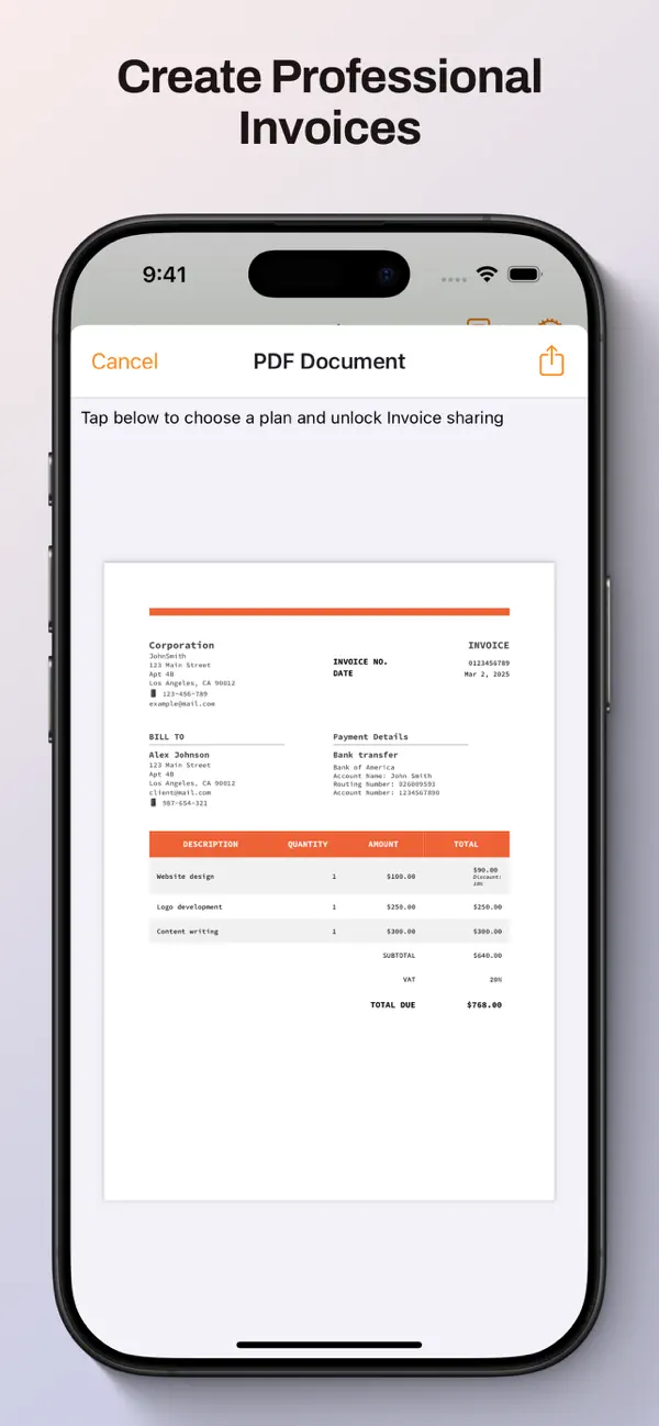 Invoice maker, Quote builder screenshot 5