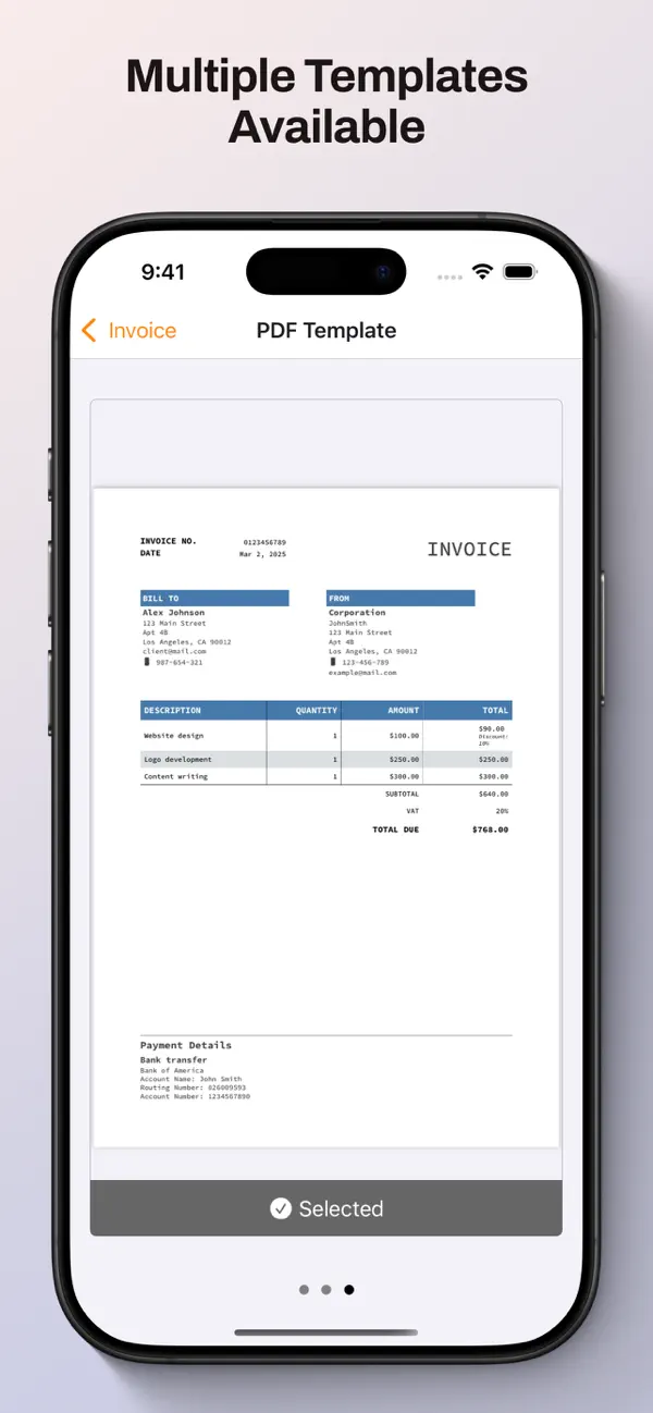 Invoice maker, Quote builder screenshot 4