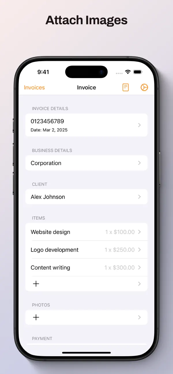 Invoice maker, Quote builder screenshot 1