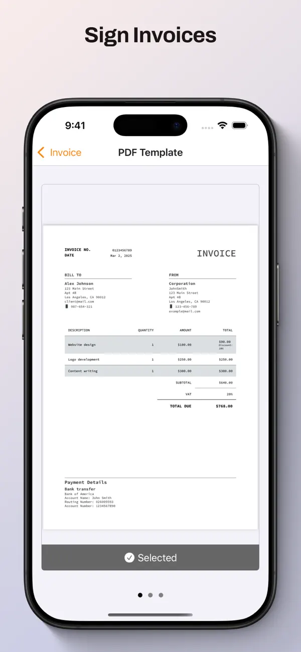Invoice maker, Quote builder screenshot 2