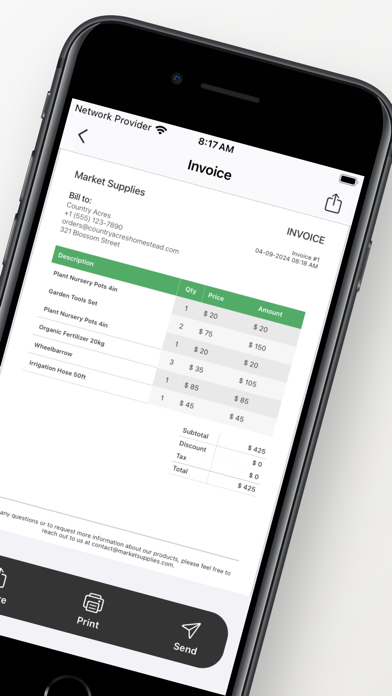 Invoice Maker - Receipt & Bill screenshot 5