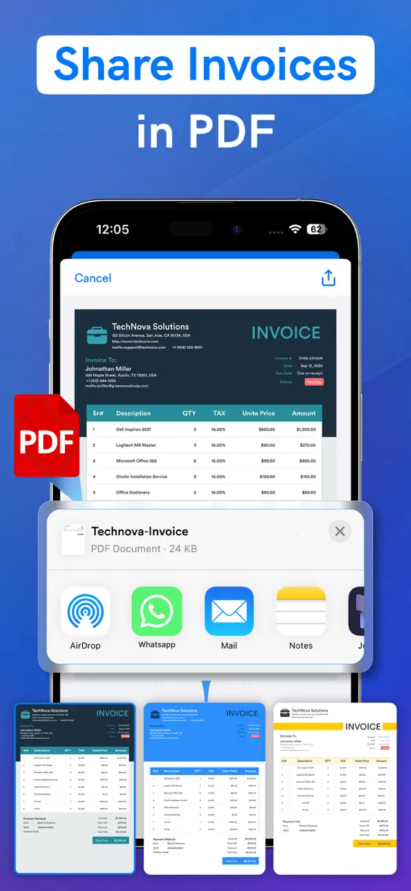 Invoice Maker:Business Invoice screenshot 3