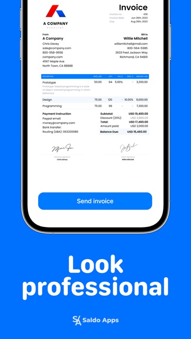 Invoice Maker・The Estimate App screenshot 1
