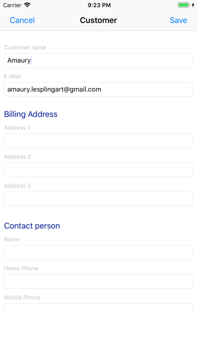 Invoice Pro. screenshot 1