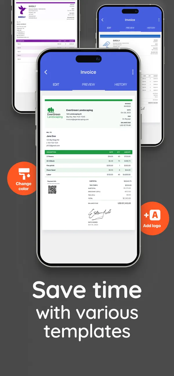 Invoice Simple: Invoice Maker screenshot 1
