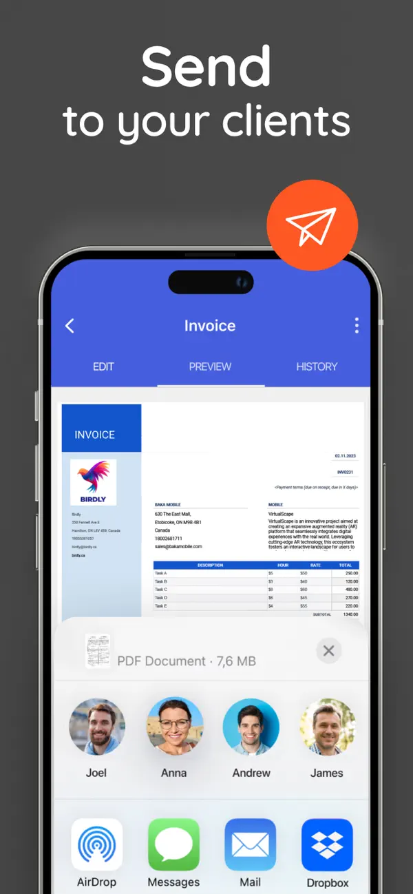 Invoice Simple: Invoice Maker screenshot 2