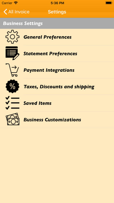 Invoice Template screenshot 1