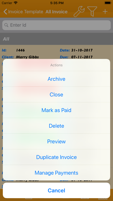 Invoice Template screenshot 2