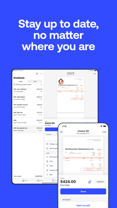 Invoice2go: Easy Invoice Maker screenshot 1