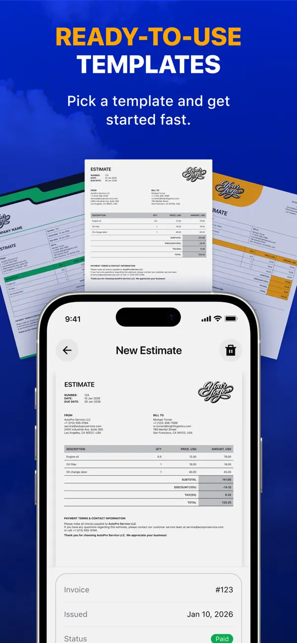 Invoo: AI Estimates & Invoices screenshot 3