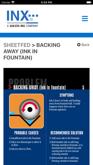 INX Troubleshooting Guide screenshot 1