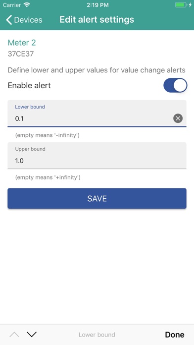 IOTA Readout screenshot 2