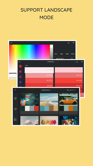 iPalettes - Color palettes screenshot 1