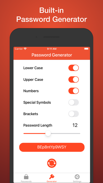 iPassworder - Password Manager screenshot 1