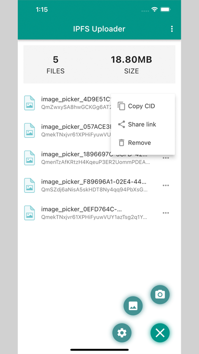 IPFS Uploader screenshot 4