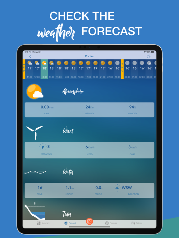 iPlaya. Beach weather forecast screenshot 7