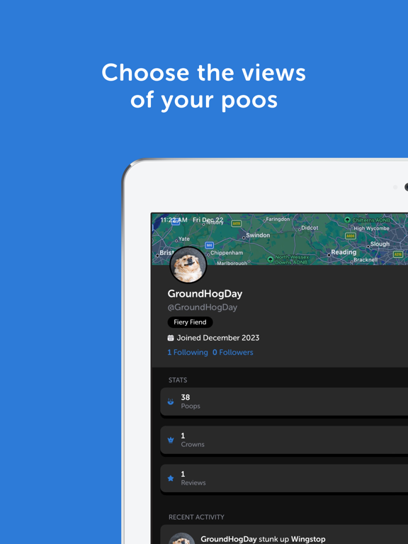 iPoop: Bathroom + Poop Tracker screenshot 2