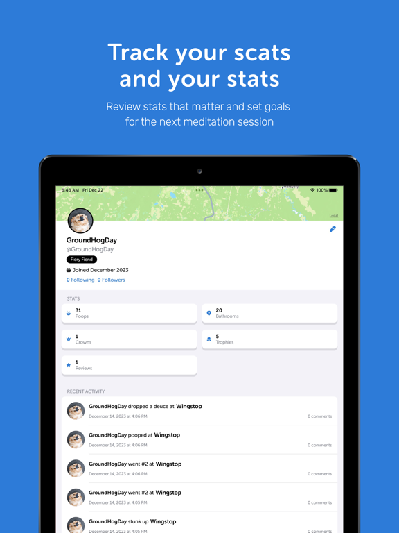 iPoop: Bathroom + Poop Tracker screenshot 3