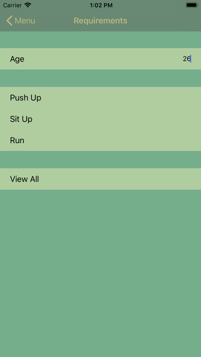 IPPT Requirements screenshot 4