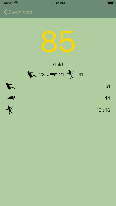 IPPT Requirements screenshot 1