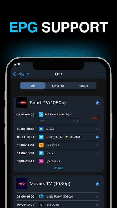 IPTV Smart Player Watch LiveTV screenshot 1