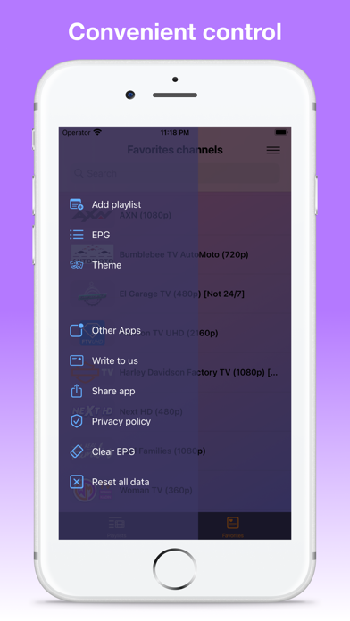 IPTV smart player. FHD UHD EPG screenshot 2