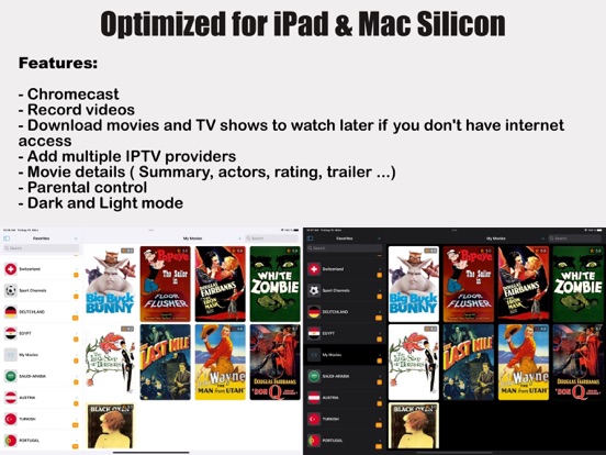 IPTV Streamer Pro screenshot 1