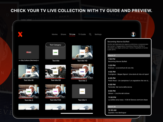 IPTVX screenshot 4
