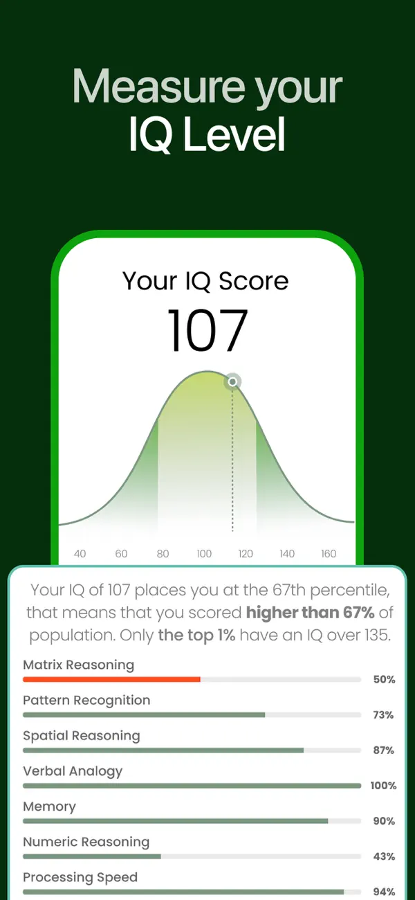 IQ Test - Brain Training Games screenshot 4