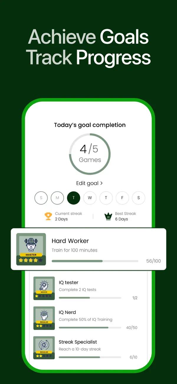 IQ Test - Brain Training Games screenshot 1