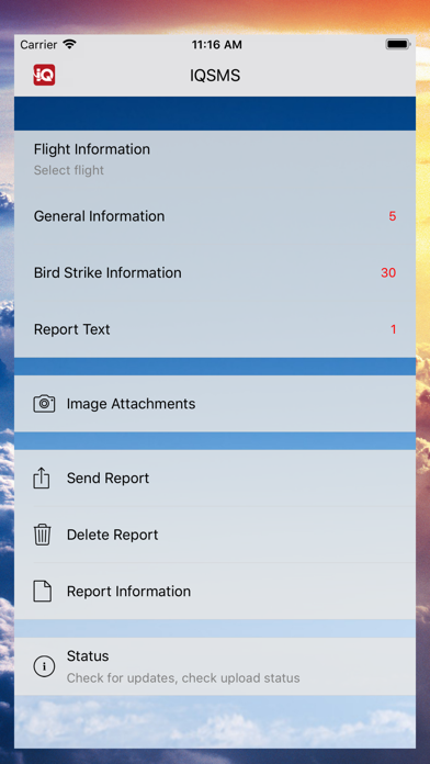 IQSMS Reporting screenshot 2
