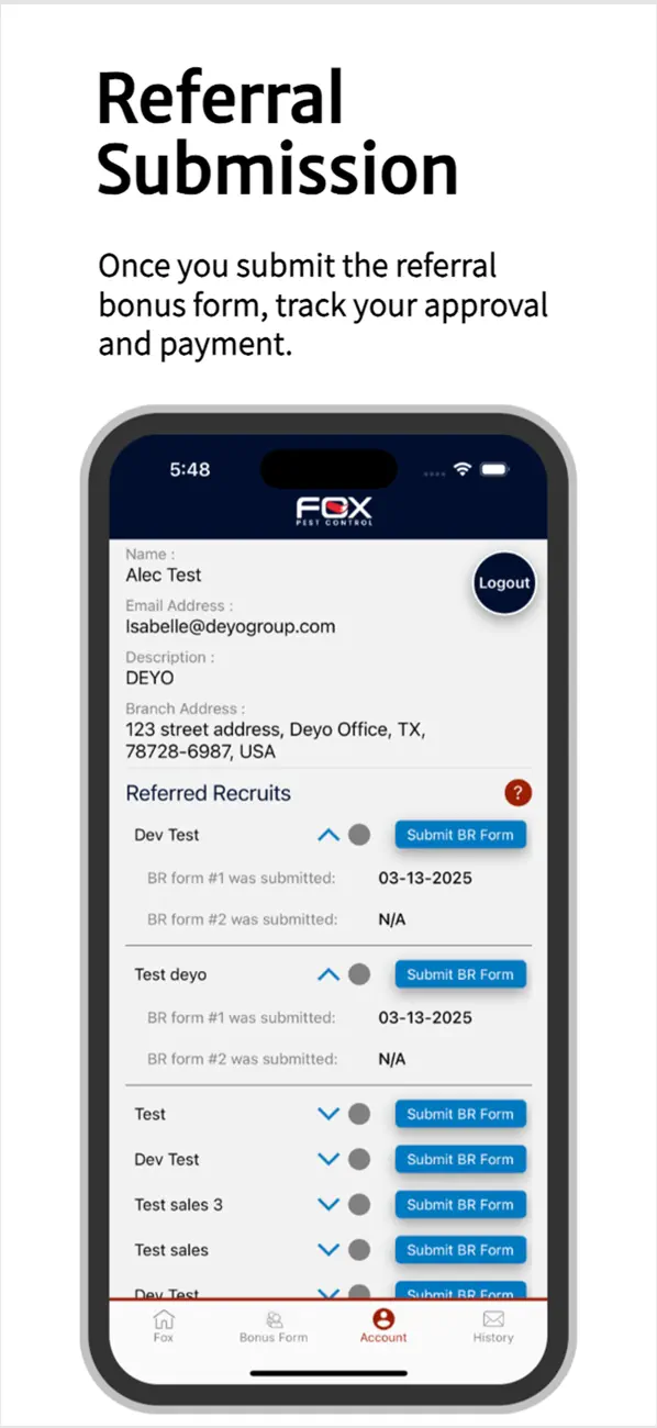 iRecruit-Fox Pest Control screenshot 2