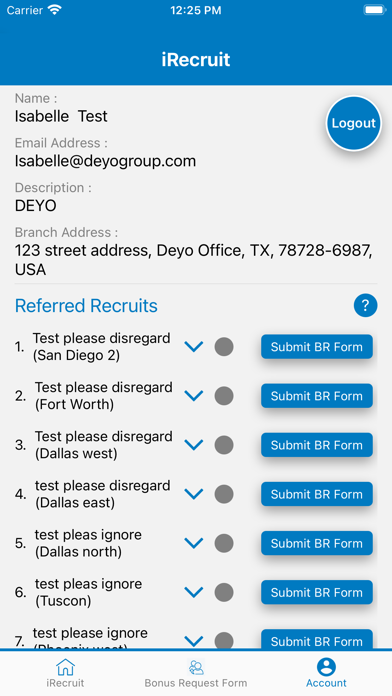 iRecruit-HomeTeam screenshot 1