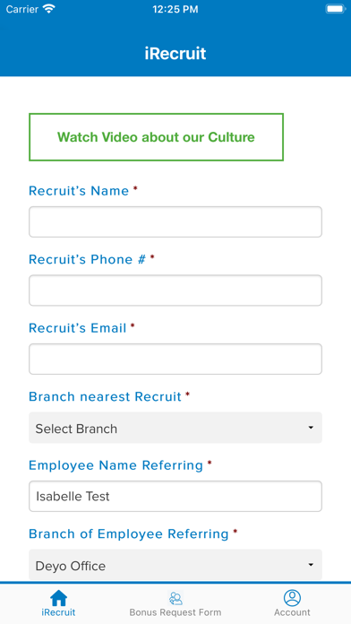 iRecruit-HomeTeam screenshot 2