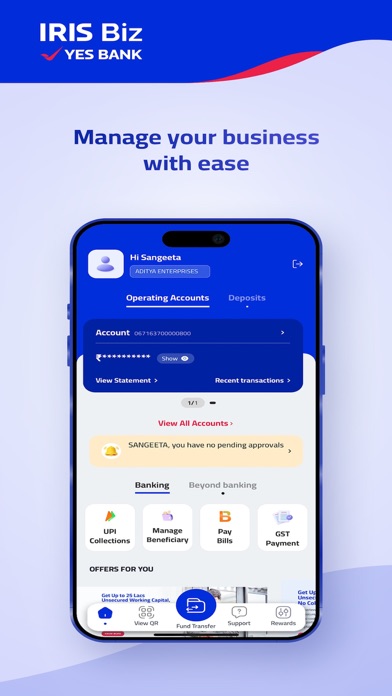 IRIS Biz by YES BANK screenshot 1