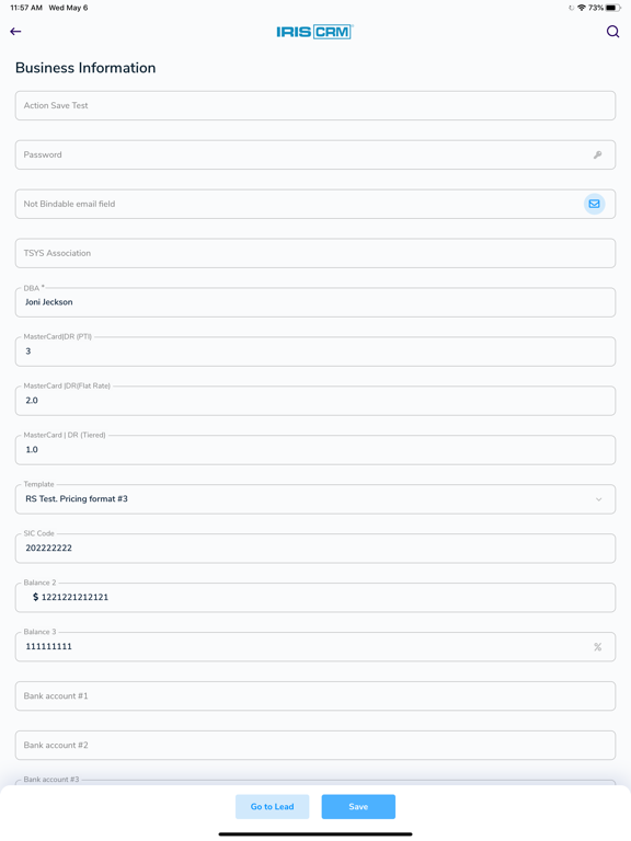 IRIS CRM screenshot 6