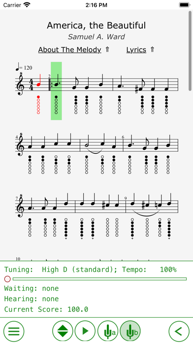 Irish Tin Whistle Tabs screenshot 1
