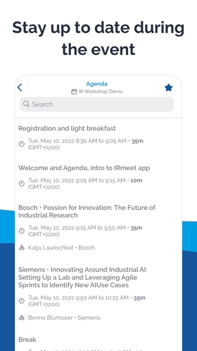 IRmeet - Innovation Roundtable screenshot 2