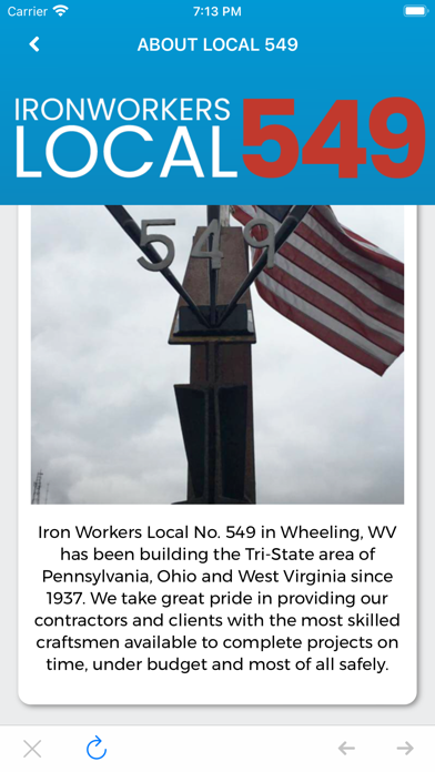 Iron Workers Local 549 screenshot 2