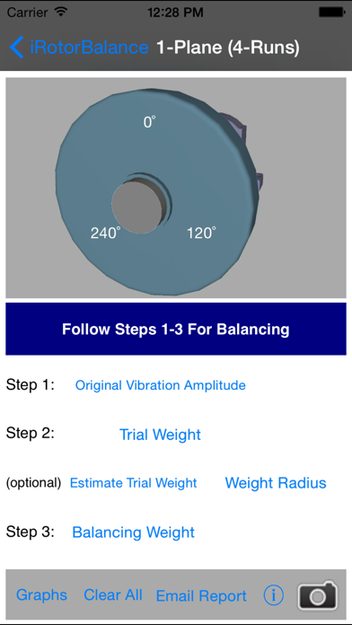 iRotorBalance screenshot 2