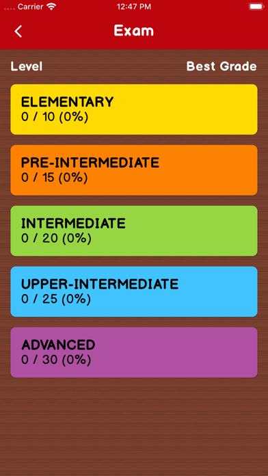 Irregular Verbs — Color Verbs screenshot 3