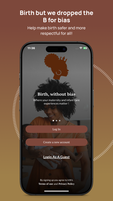 Irth — Birth Without Bias screenshot 5